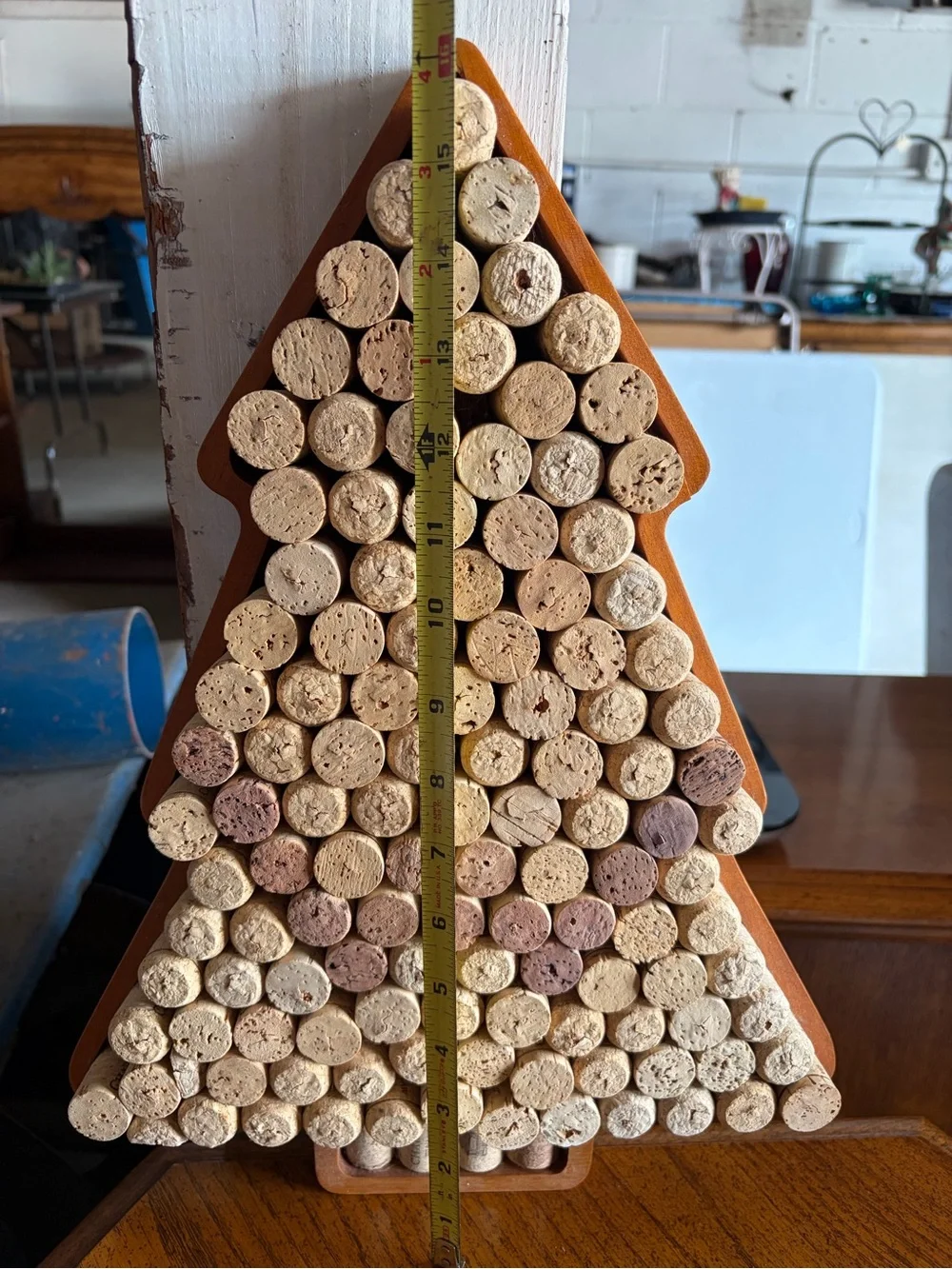 Unbranded Natural Cork Holiday Tree Décor - Brown
